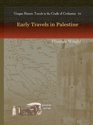 cover image of Early Travels in Palestine